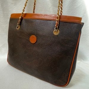 Vintage PIERRE BALMAIN Paisley Print Bag